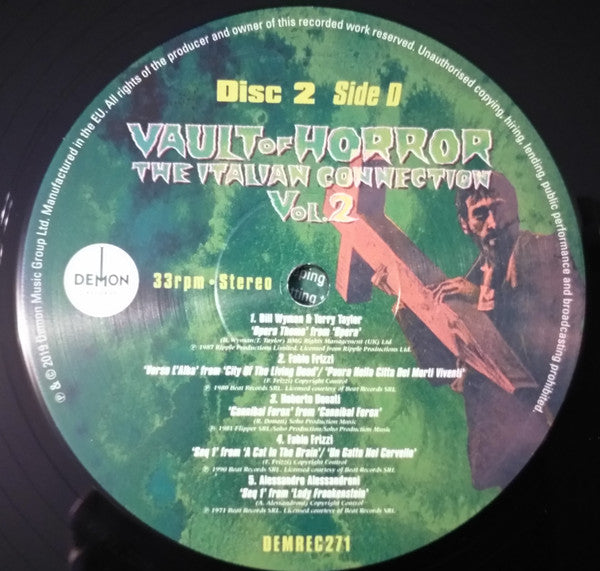 Various : Vault Of Horror – The Italian Connection Vol. 2 (2xLP, Comp + CD, Comp)