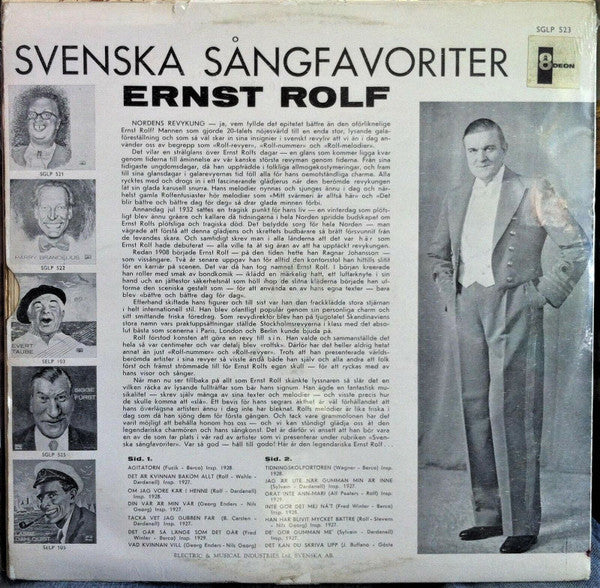 Ernst Rolf : Ernst Rolf (LP, Comp)