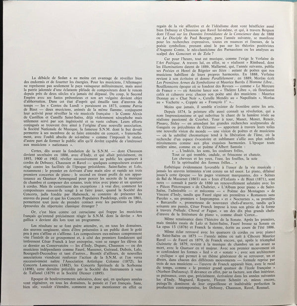 Quatuor Via Nova - Claude Debussy & Maurice Ravel, Ernest Chausson, Albert Roussel : Florilège du Quatuors à Cordes Français (2xLP, Album)