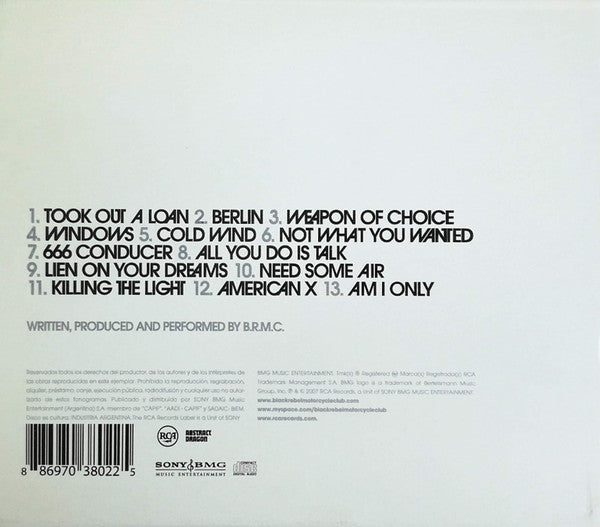 Black Rebel Motorcycle Club : Baby 81 (CD, Album, Sli)