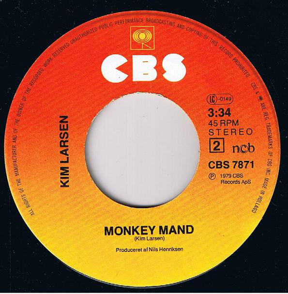 Kim Larsen : Blip-Båt (7", Single)