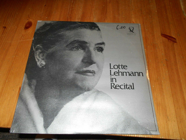 Lotte Lehmann : In Recital (LP)