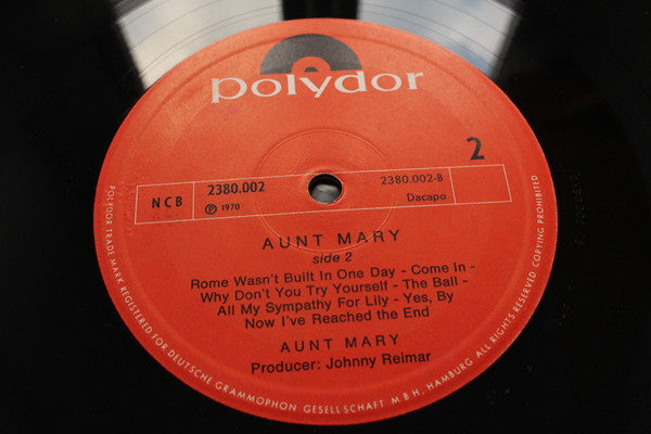 Aunt Mary (2) : Aunt Mary (LP, Album)