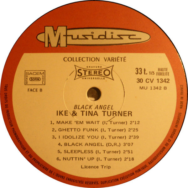 Ike & Tina Turner : Black Angel (LP, Comp)