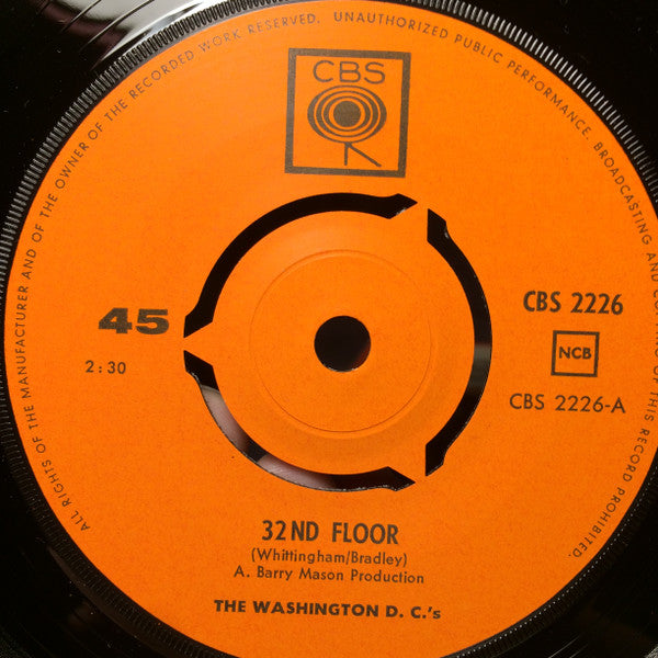 The Washington DC'S : 32nd Floor (7", Single)