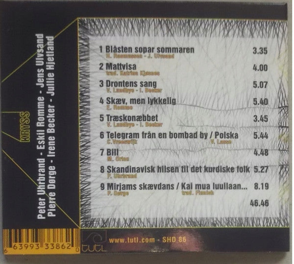 Færd x Pierre Dørge x Irene Becker x Jullie Hjetland : Kryss (CD, Album, Dig)