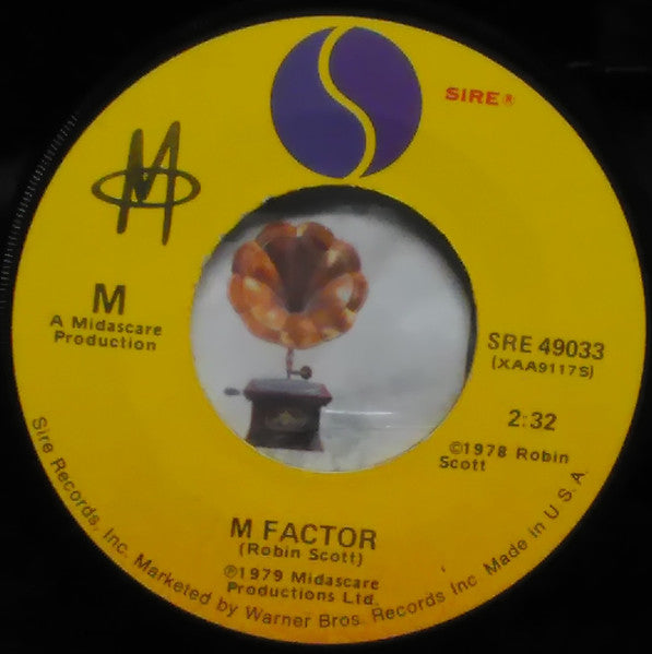 M (2) : Pop Muzik (7", Single, Jac)