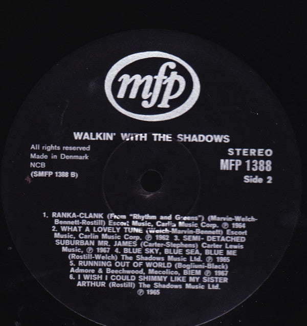 The Shadows : Walkin' With The Shadows (LP, Comp)