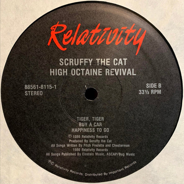 Scruffy The Cat : High Octane Revival (12", EP)