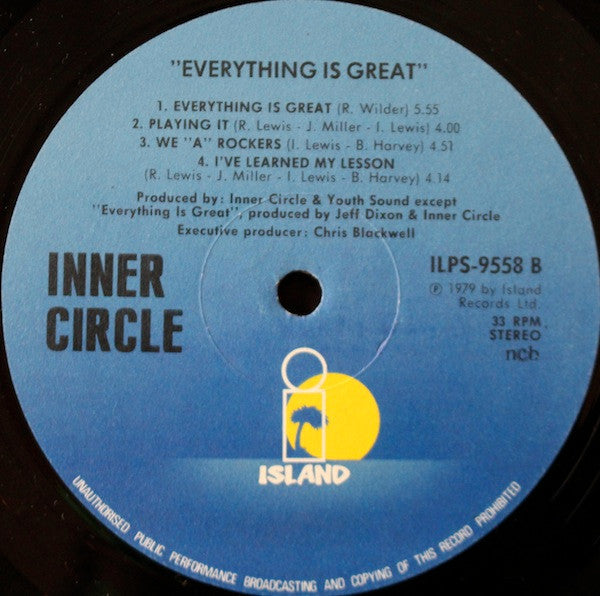 Inner Circle : Everything Is Great (LP, Album)