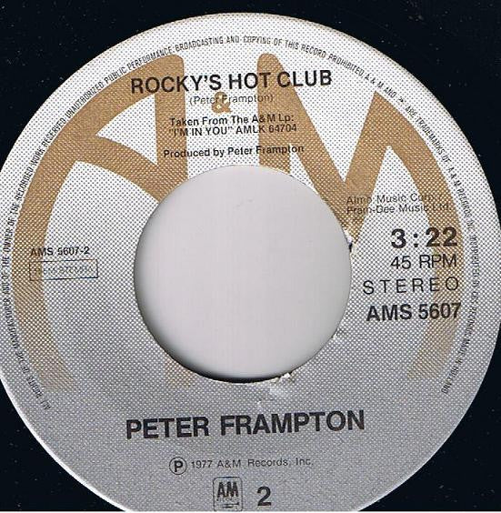 Peter Frampton : Signed, Sealed, Delivered (I'm Yours) (7", Single)