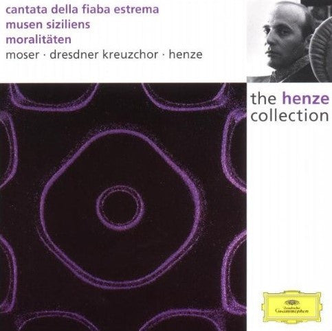 Hans Werner Henze, Edda Moser, Dresdner Kreuzchor, Hans Werner Henze : Cantata Della Fiaba Estrema - Musen Siziliens - Moralitäten (CD, Comp)