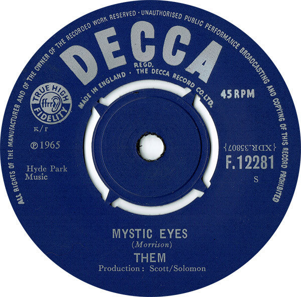 Them (3) : Mystic Eyes (7")