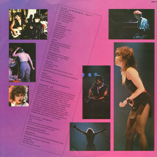 Pat Benatar : Live From Earth (LP, Album)