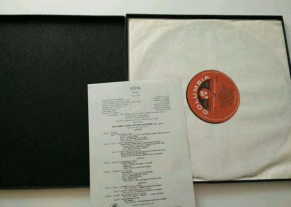 Giuseppe Verdi / Maria Callas / Richard Tucker (2) / Fedora Barbieri / Tito Gobbi / Orchestra Del Teatro Alla Scala E Coro Del Teatro Alla Scala / Tullio Serafin : Aida (3xLP, Mono)
