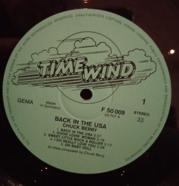 Chuck Berry : Back In The USA (LP, Comp)