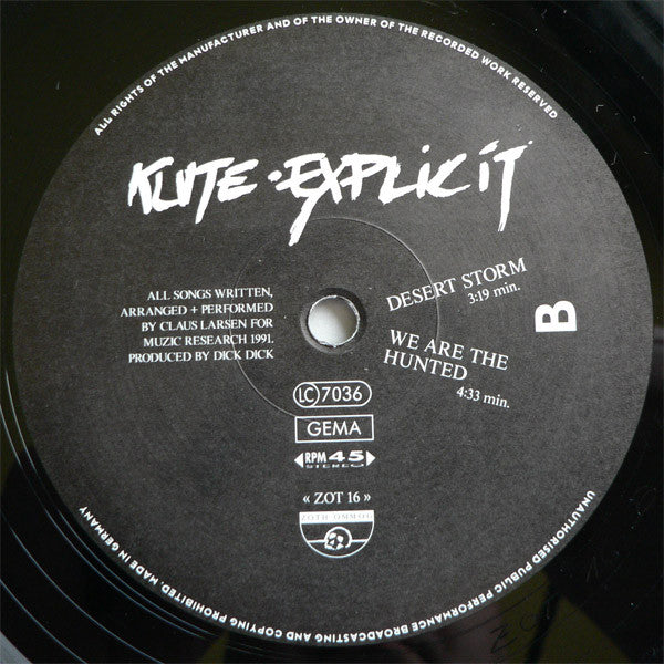 Klute (2) : Explicit (12")