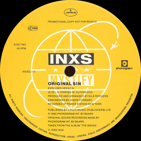 INXS : Devil Inside (12", Promo)