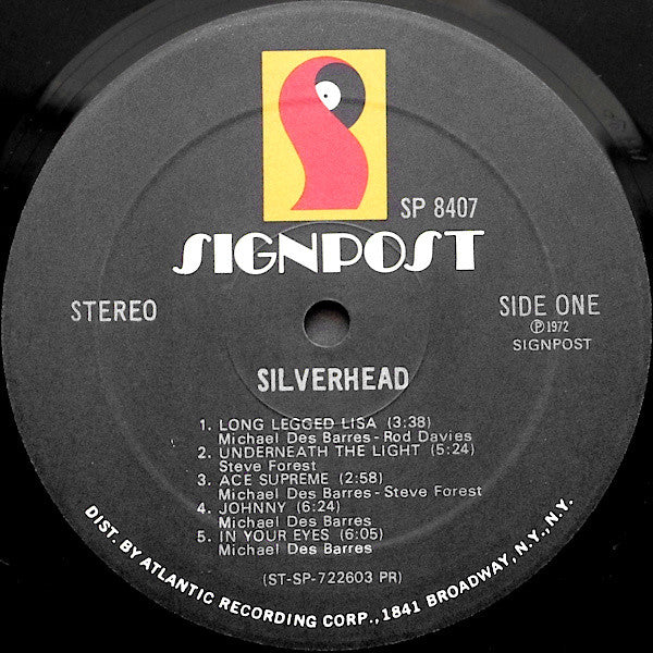 Silverhead : Silverhead (LP, Album, PR )