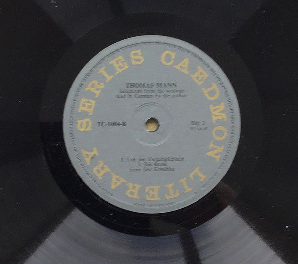 Thomas Mann : Dichterlesung (LP, Mono)