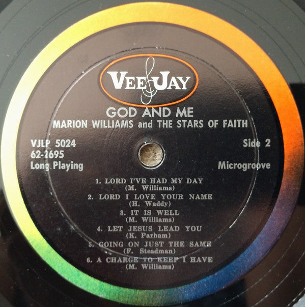 Marion Williams & The Stars Of Faith : God And Me (LP, Album, Mono)