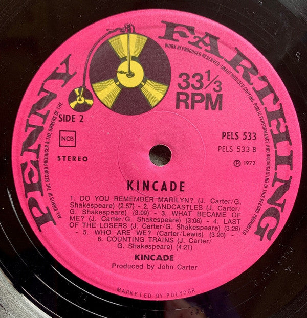Kincade : Kincade (LP, Album)