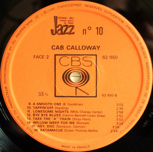 Cab Calloway : 16 Classics (LP, Comp)