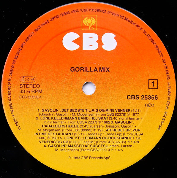 Various : Gorilla Mix (LP, Comp)