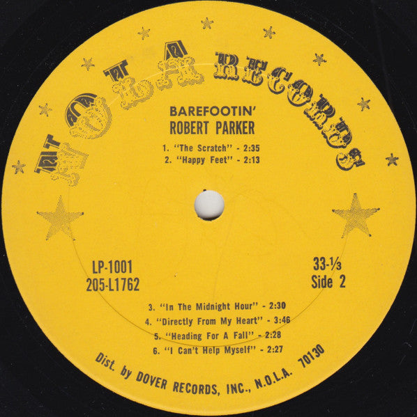 Robert Parker : Barefootin' (LP, Album, Pit)