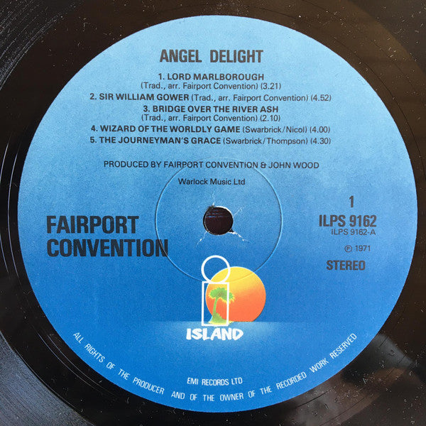 Fairport Convention : Angel Delight (LP, Album, RP, Blu)