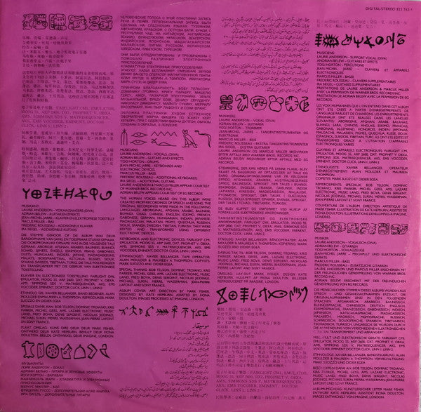 Jean-Michel Jarre : Zoolook (LP, Album)