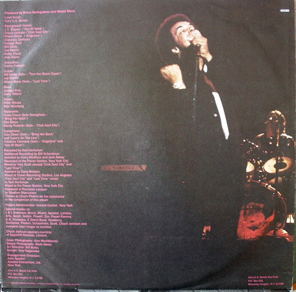 Gary U.S. Bonds : On The Line (LP, Album)