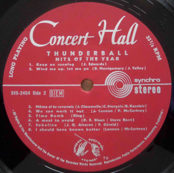 Various : Thunderball - Hits Of The Year (LP, Comp)