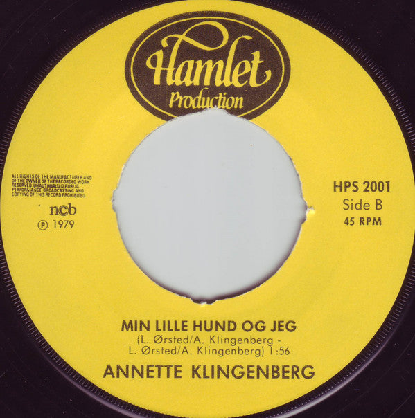Annette Klingenberg : Græd Ingen Tårer (7")