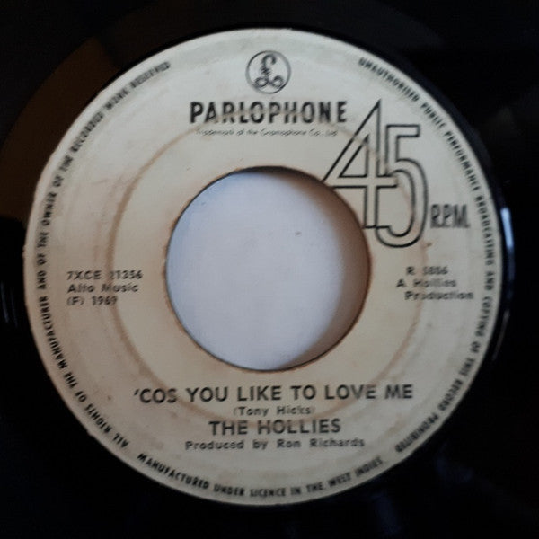 The Hollies : He Ain't Heavy .... He's My Brother / 'Cos You Like To Love Me (7", Single)