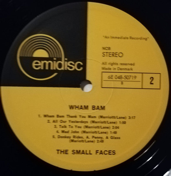 Small Faces : Wham Bam! (LP, Comp)