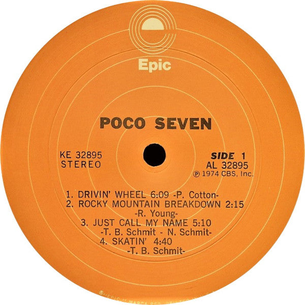 Poco (3) : Poco Seven (LP, Album, Ter)