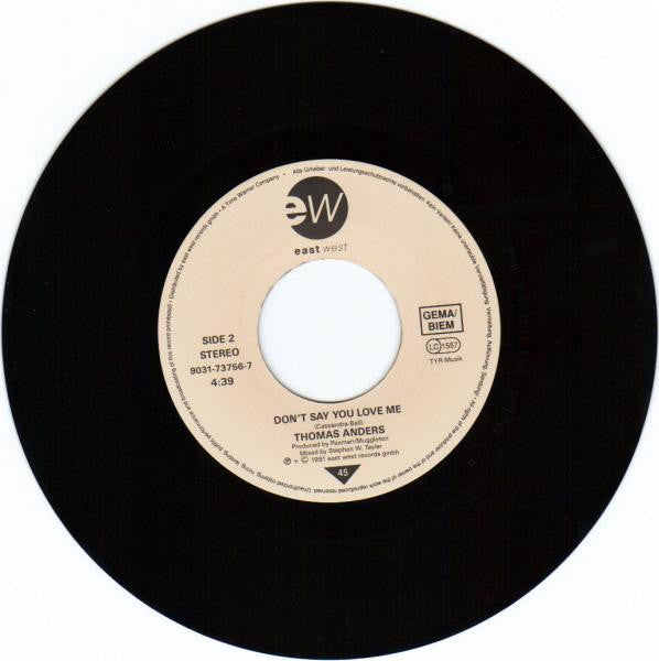 Thomas Anders : True Love (7", Single)