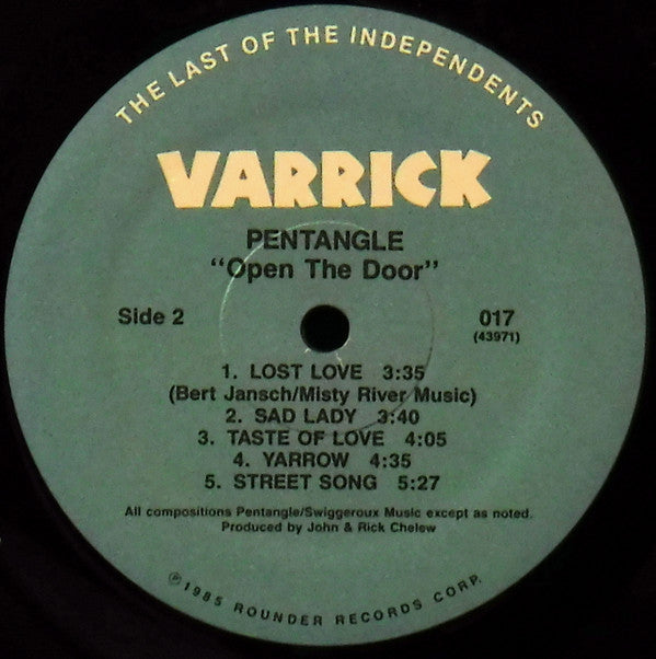 Pentangle : Open The Door (LP, Album)