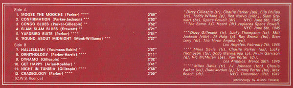 Charlie Parker & Dizzy Gillespie : Here Are Charlie Parker & Dizzy Gillespie At Their Rare Of All Rarest Performances Vol. 1 (LP, Comp)