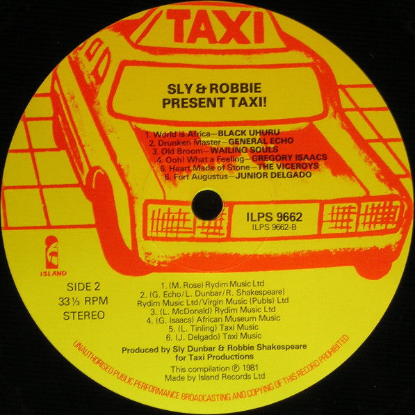 Sly & Robbie : Taxi (LP, Comp)