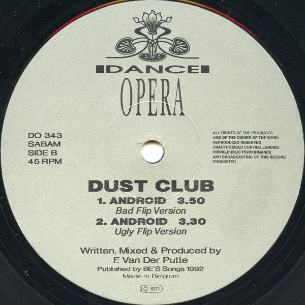 Dust Club : X-One (12")
