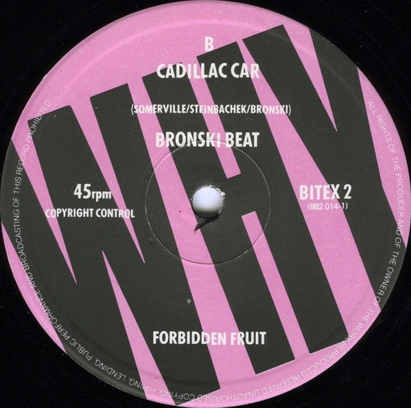 Bronski Beat : Why? (12")