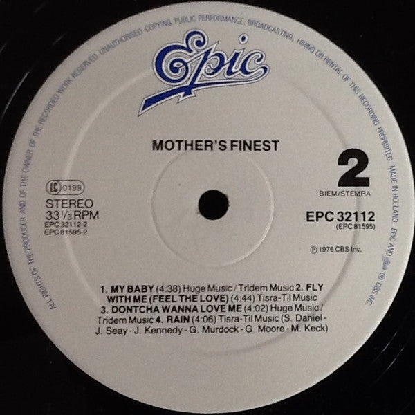 Mother's Finest : Mother's Finest (LP, Album, RE)