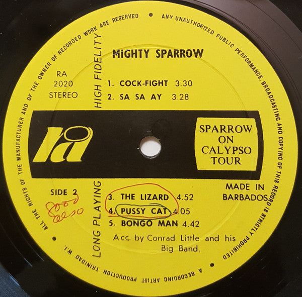 Mighty Sparrow : More Sparrow More (LP, Gat)
