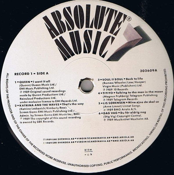 Various : Absolute Music 7 (2xLP, Comp, Gat)