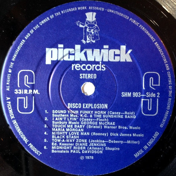 Various : Disco Explosion Vol.1 (LP, Comp)