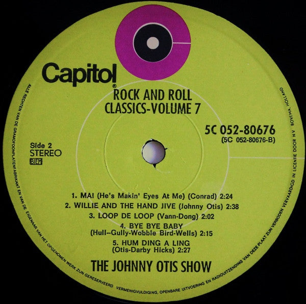 The Johnny Otis Show : Rock And Roll Classics Vol. 7 (LP, Comp)