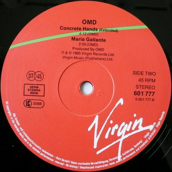 Orchestral Manoeuvres In The Dark : So In Love (12", Single)