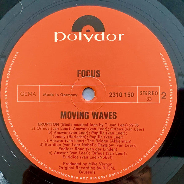Focus (2) : Moving Waves (LP, Album)